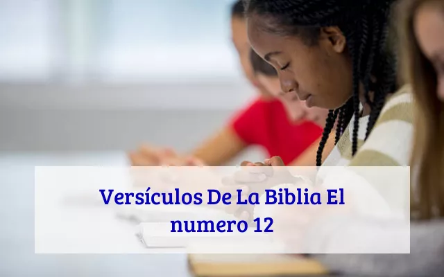 Versículos De La Biblia El numero 12