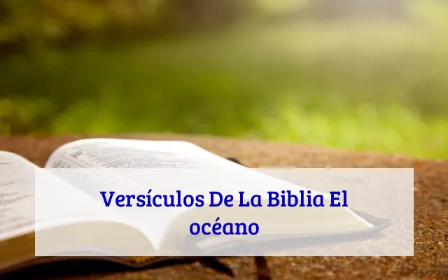 Versículos De La Biblia El océano