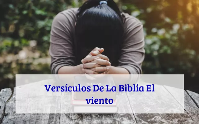 Versículos De La Biblia El viento