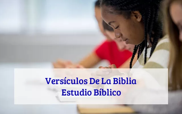 Versículos De La Biblia Estudio Bíblico