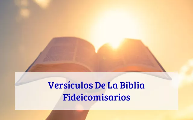 Versículos De La Biblia Fideicomisarios