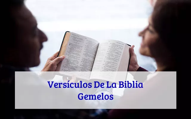 Versículos De La Biblia Gemelos