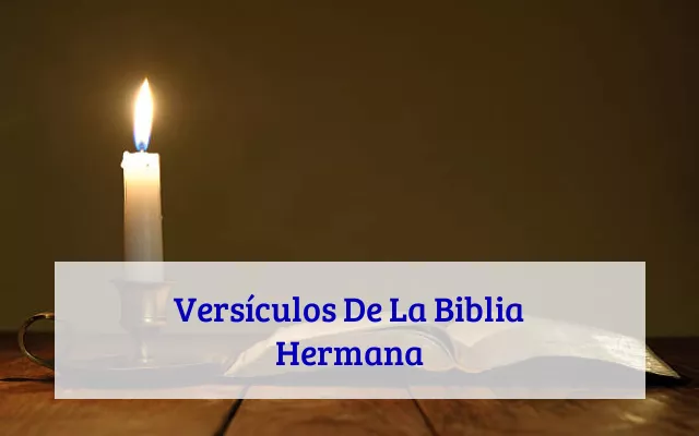 Versículos De La Biblia Hermana
