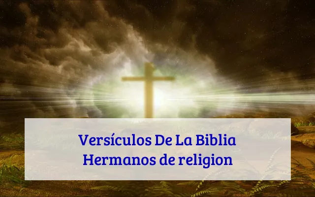 Versículos De La Biblia Hermanos de religion