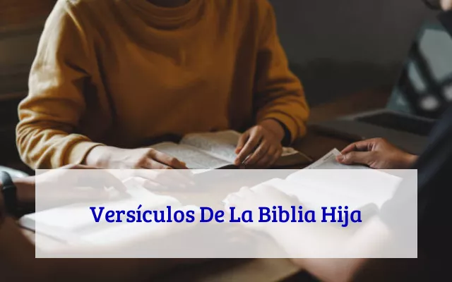 Versículos De La Biblia Hija