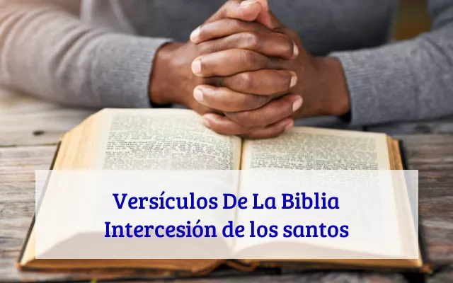 Versículos De La Biblia Intercesión de los santos