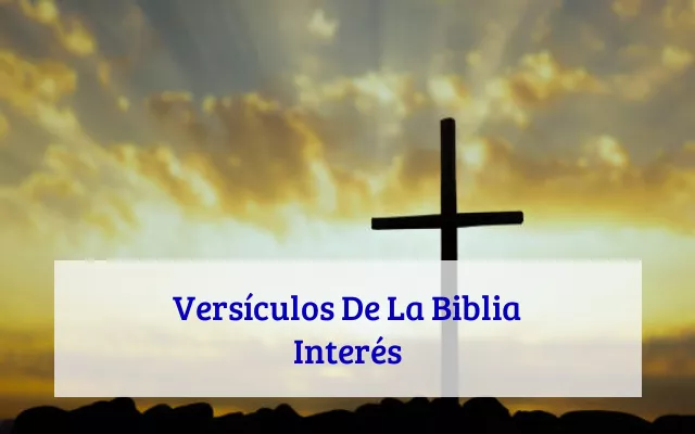 Versículos De La Biblia Interés