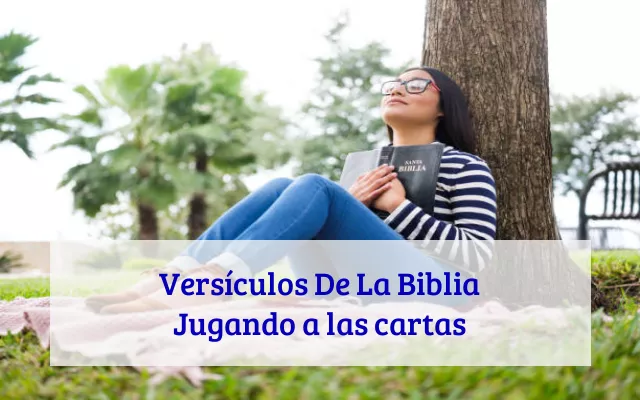 Versículos De La Biblia Jugando a las cartas