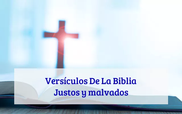 Versículos De La Biblia Justos y malvados