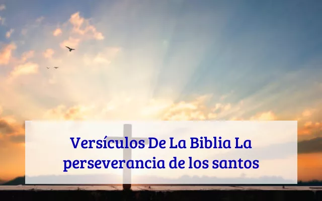 Versículos De La Biblia La perseverancia de los santos