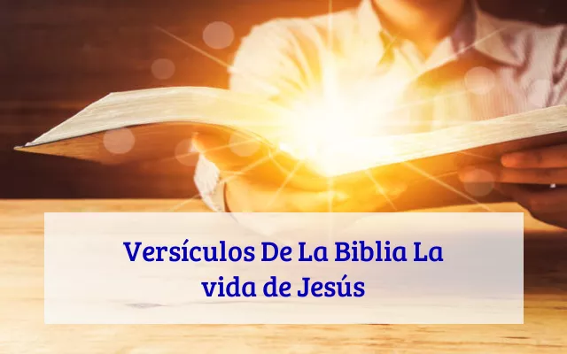 Versículos De La Biblia La vida de Jesús