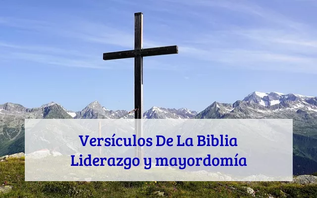 Versículos De La Biblia Liderazgo y mayordomía