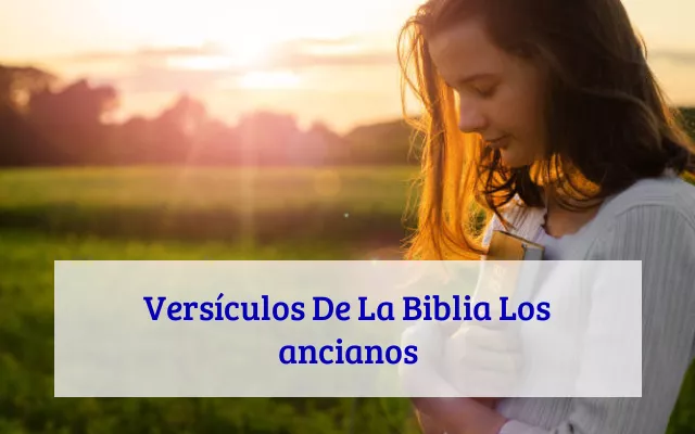 Versículos De La Biblia Los ancianos