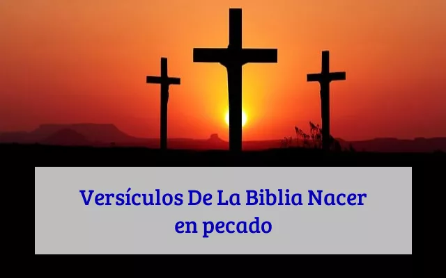 Versículos De La Biblia Nacer en pecado