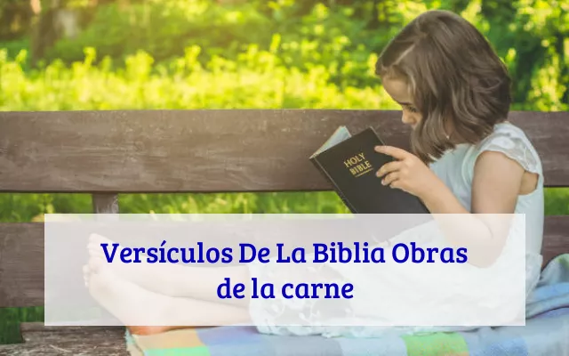 Versículos De La Biblia Obras de la carne