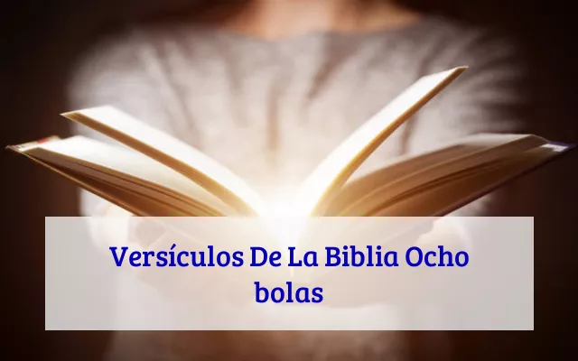 Versículos De La Biblia Ocho bolas
