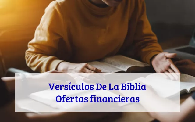 Versículos De La Biblia Ofertas financieras