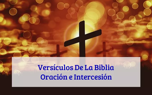 Versículos De La Biblia Oración e Intercesión