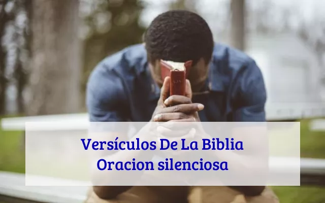 Versículos De La Biblia Oracion silenciosa
