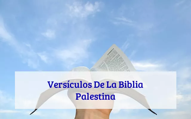 Versículos De La Biblia Palestina