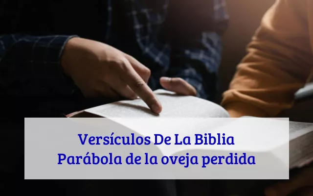 Versículos De La Biblia Parábola de la oveja perdida