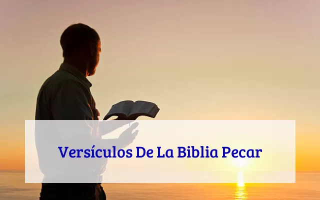 Versículos De La Biblia Pecar