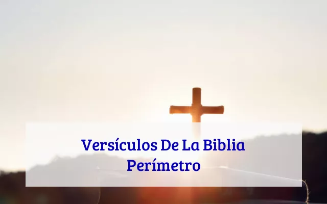 Versículos De La Biblia Perímetro