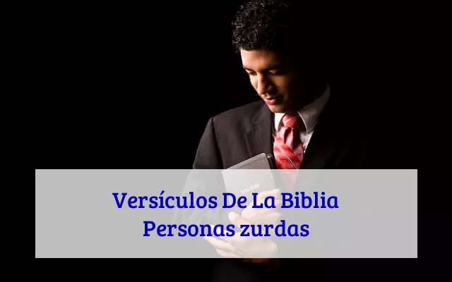 Versículos De La Biblia Personas zurdas
