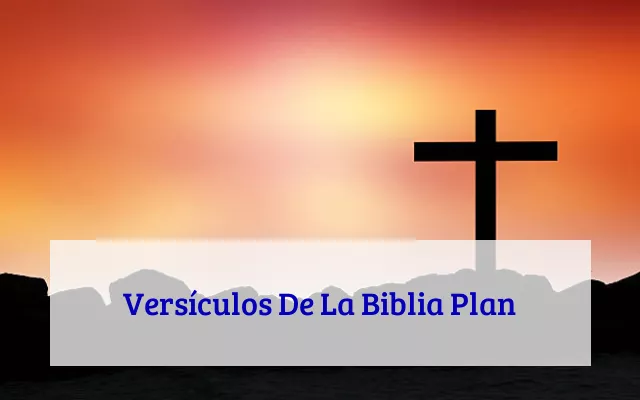 Versículos De La Biblia Plan