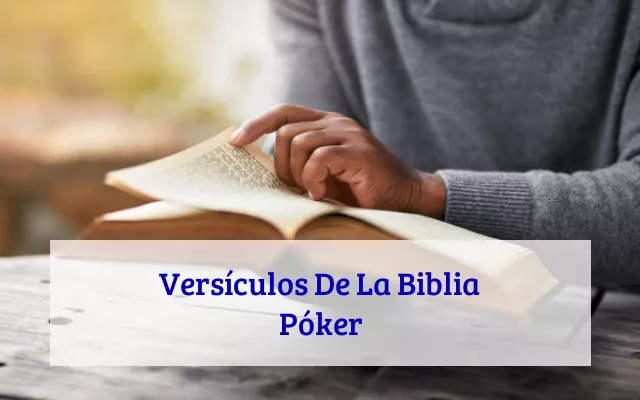 Versículos De La Biblia Póker