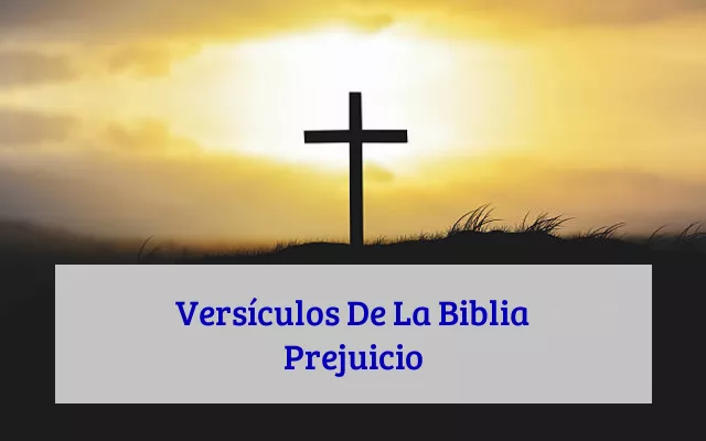 Versículos De La Biblia Prejuicio