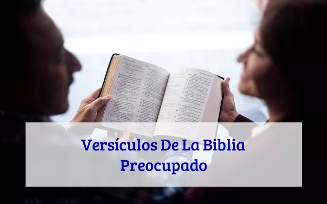 Versículos De La Biblia Preocupado