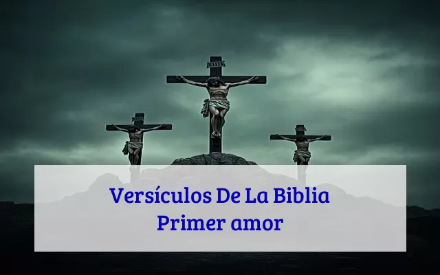 Versículos De La Biblia Primer amor