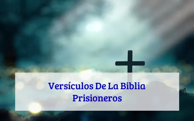 Versículos De La Biblia Prisioneros