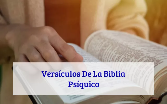 Versículos De La Biblia Psíquico