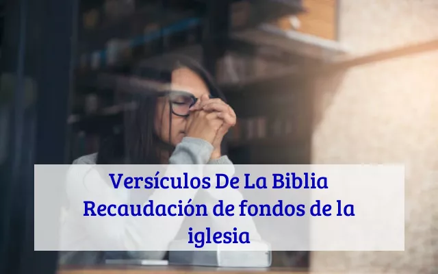 Versículos De La Biblia Recaudación de fondos de la iglesia