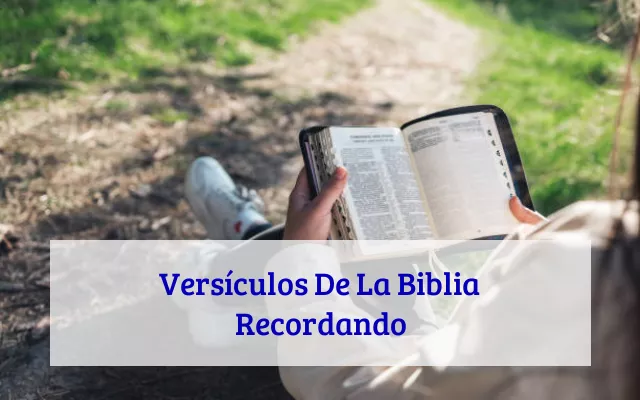 Versículos De La Biblia Recordando