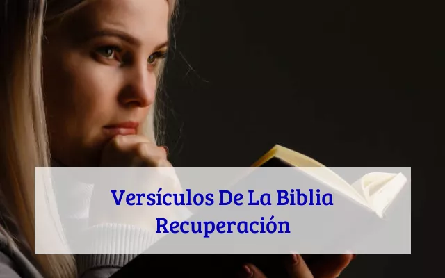 Versículos De La Biblia Recuperación