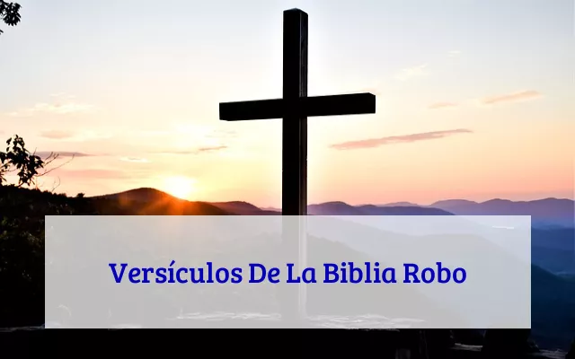 Versículos De La Biblia Robo