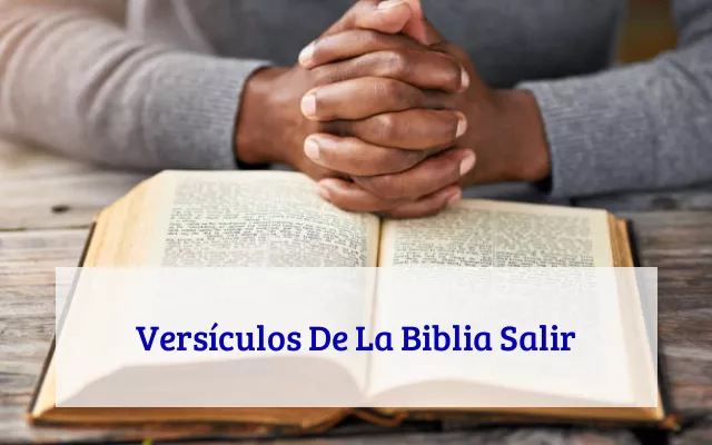 Versículos De La Biblia Salir