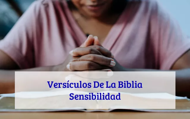 Versículos De La Biblia Sensibilidad