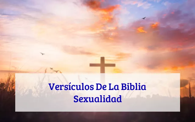 Versículos De La Biblia Sexualidad