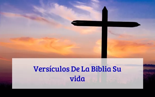 Versículos De La Biblia Su vida