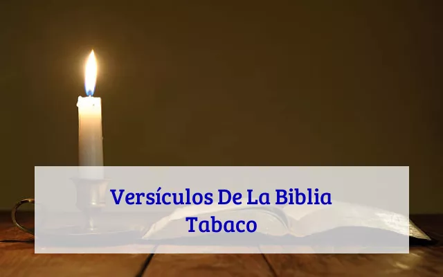 Versículos De La Biblia Tabaco