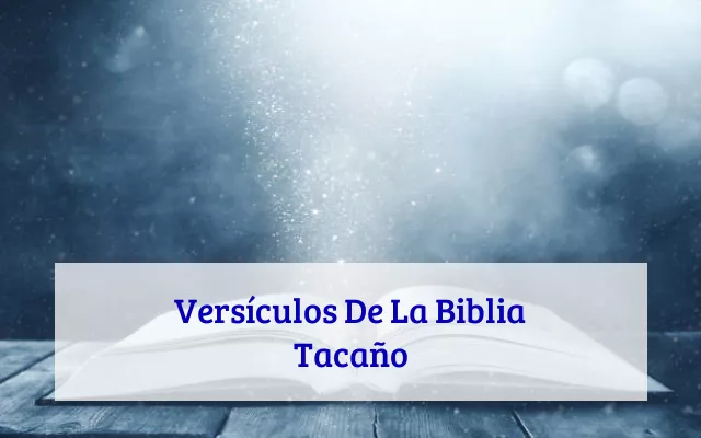 Versículos De La Biblia Tacaño