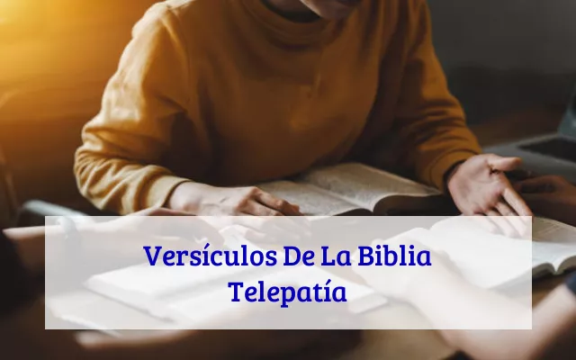 Versículos De La Biblia Telepatía