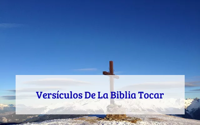 Versículos De La Biblia Tocar