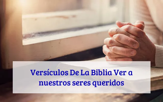 Versículos De La Biblia Ver a nuestros seres queridos