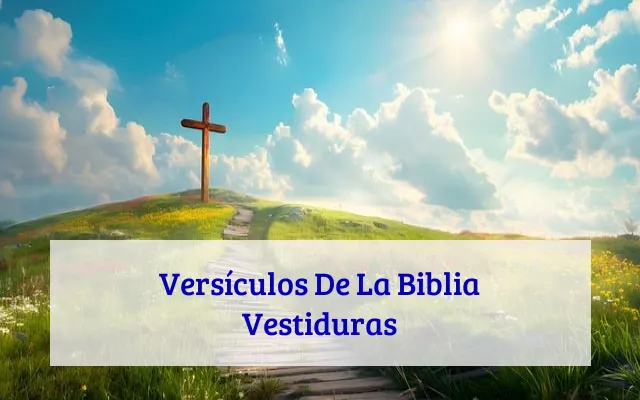 Versículos De La Biblia Vestiduras