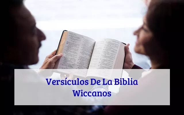 Versículos De La Biblia Wiccanos